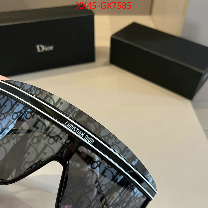 Glasses-Dior fake high quality ID: GX7585 $: 45USD