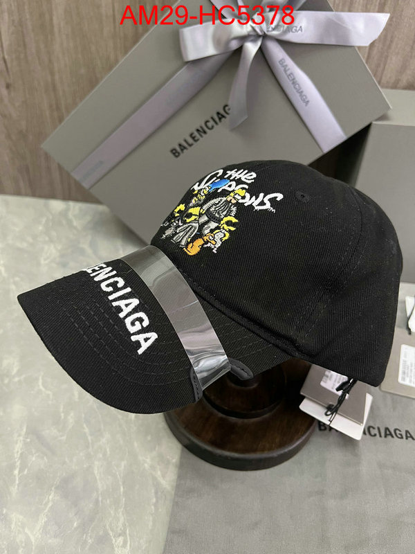 Cap(Hat)-Balenciaga best replica new style ID: HC5378 $: 29USD