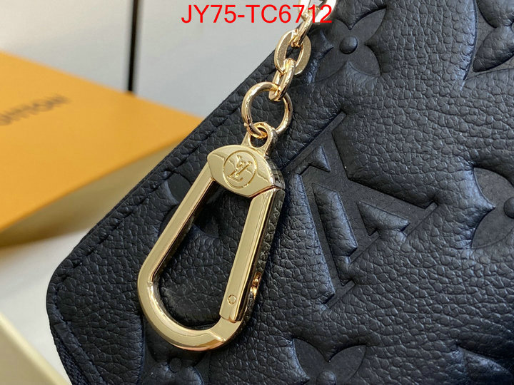 LV Bags(TOP)-Wallet replica aaaaa+ designer ID: TC6712 $: 75USD,