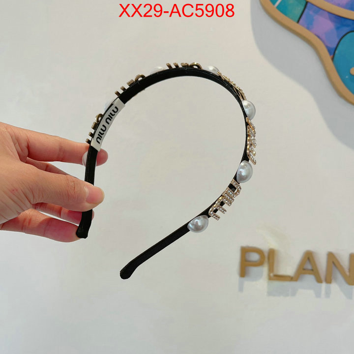 Hair band-MIU MIU 2024 aaaaa replica customize ID: AC5908 $: 29USD