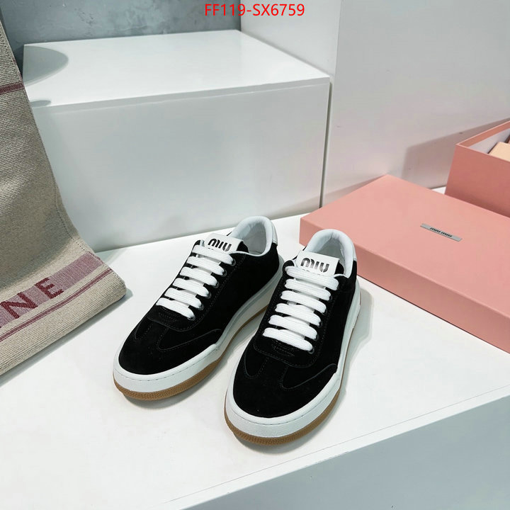 Women Shoes-Miu Miu highest product quality ID: SX6759 $: 119USD