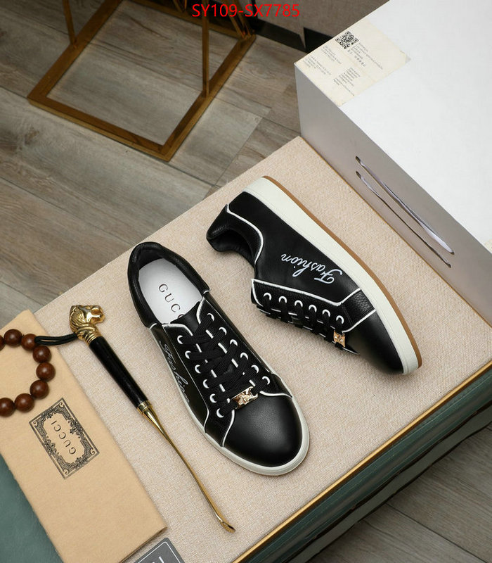 Men Shoes-Gucci aaaaa+ replica designer ID: SX7785 $: 109USD