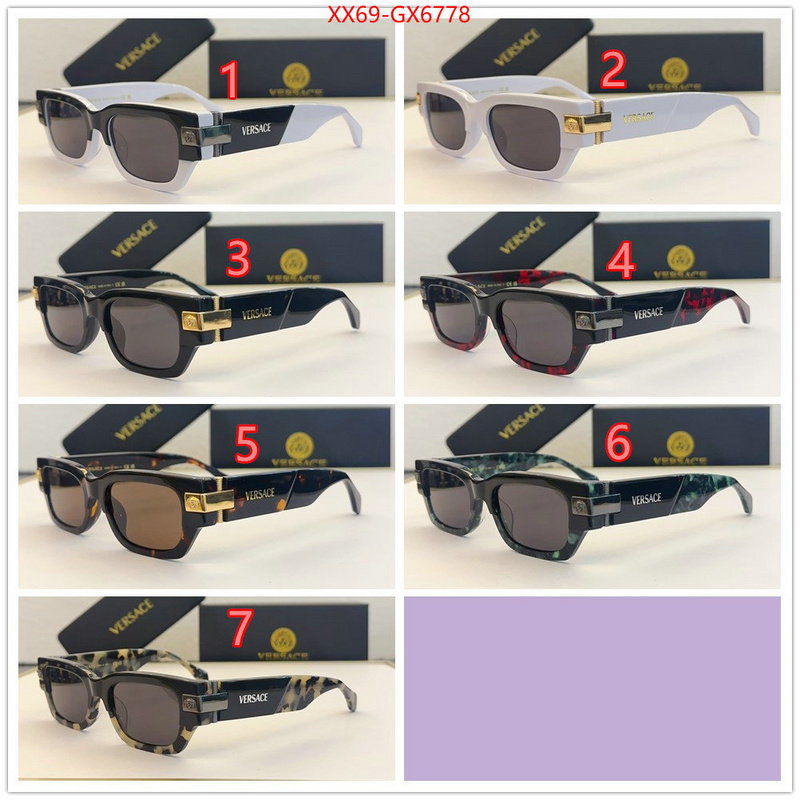 Glasses-Versace top 1:1 replica ID: GX6778 $: 69USD