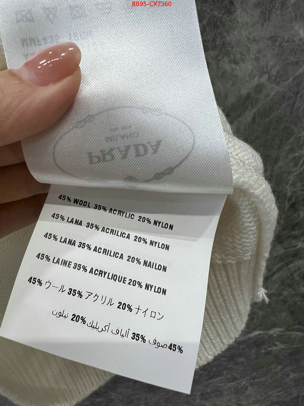 Clothing-Prada best fake ID: CX7360 $: 95USD