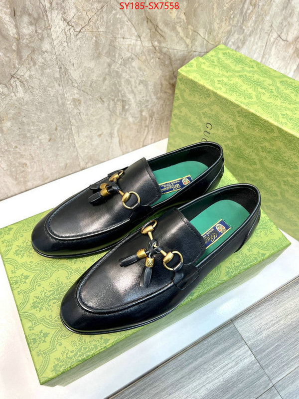 Men Shoes-Gucci luxury fashion replica designers ID: SX7558 $: 185USD