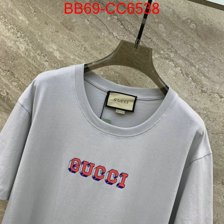 Clothing-Gucci how to start selling replica ID: CC6538 $: 69USD