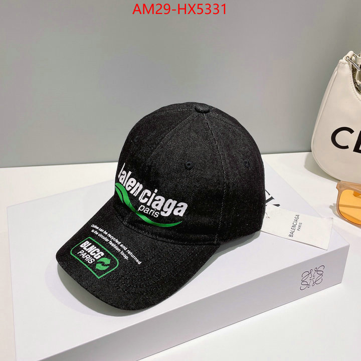 Cap(Hat)-Balenciaga where to buy fakes ID: HX5331 $: 29USD