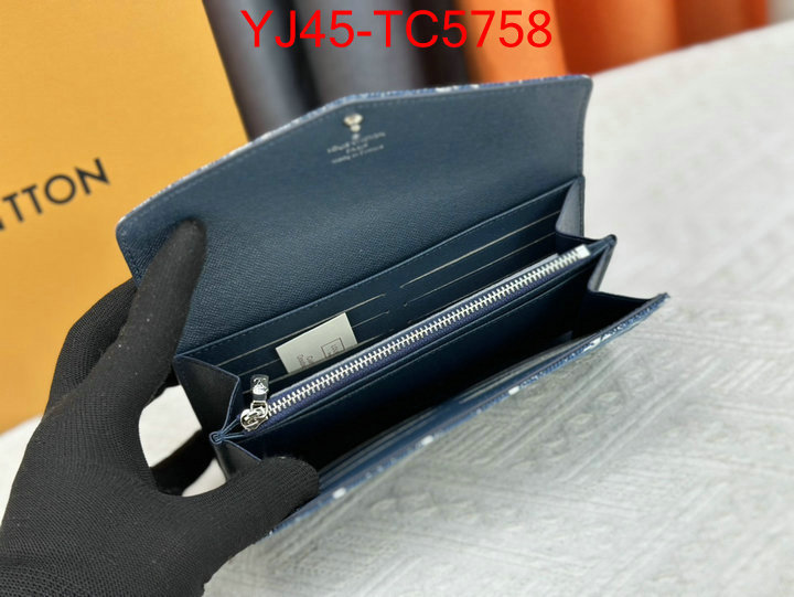 LV Bags(4A)-Wallet mirror quality ID: TC5758 $: 45USD,