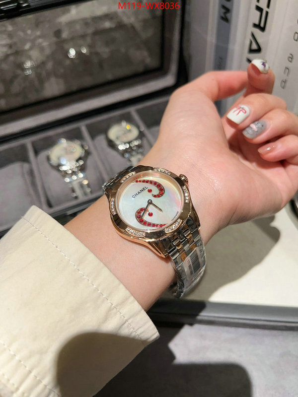 Watch(4A)-Chanel new designer replica ID: WX8036 $: 119USD