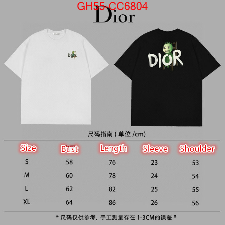 Clothing-Dior fake high quality ID: CC6804 $: 55USD