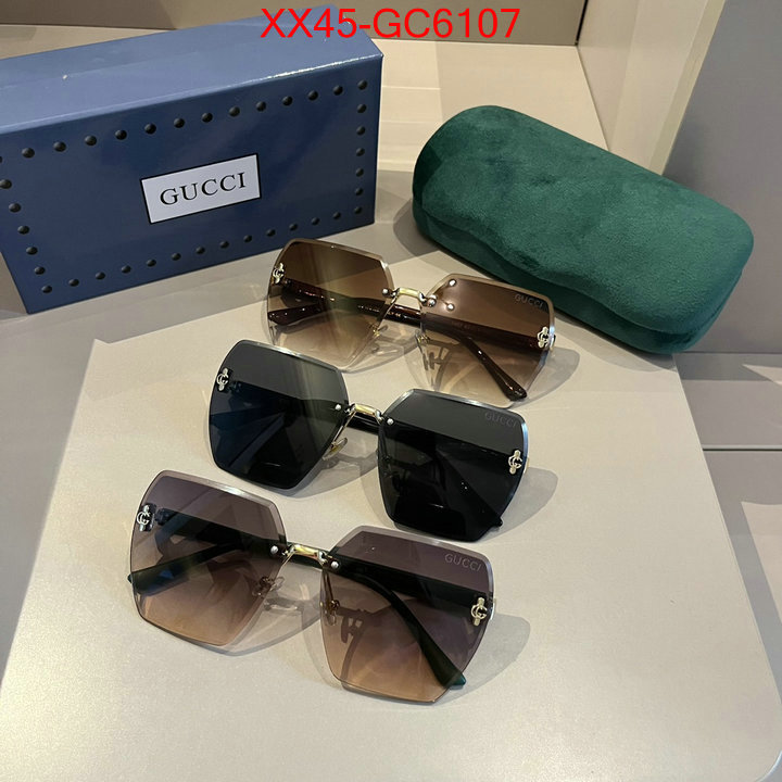 Glasses-Gucci 2024 perfect replica designer ID: GC6107 $: 45USD