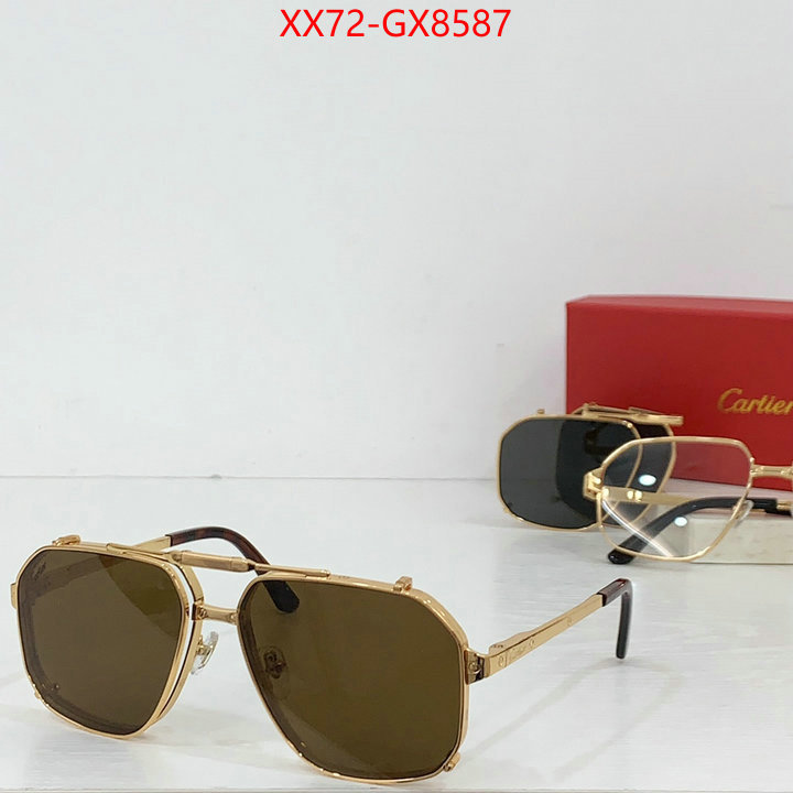 Glasses-Cartier top 1:1 replica ID: GX8587 $: 72USD
