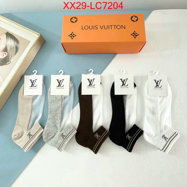 Sock-LV designer 1:1 replica ID: LC7204 $: 29USD