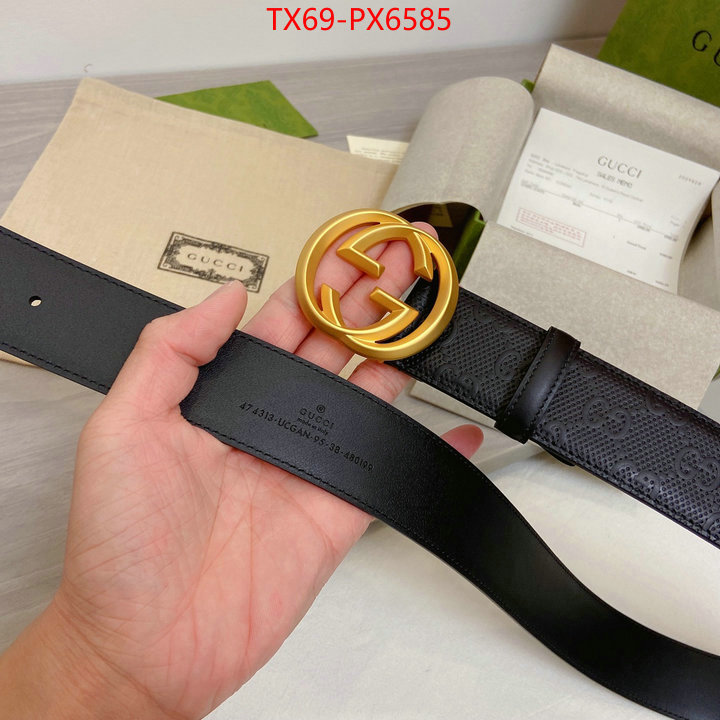 Belts-Gucci buy best high-quality ID: PX6585 $: 69USD
