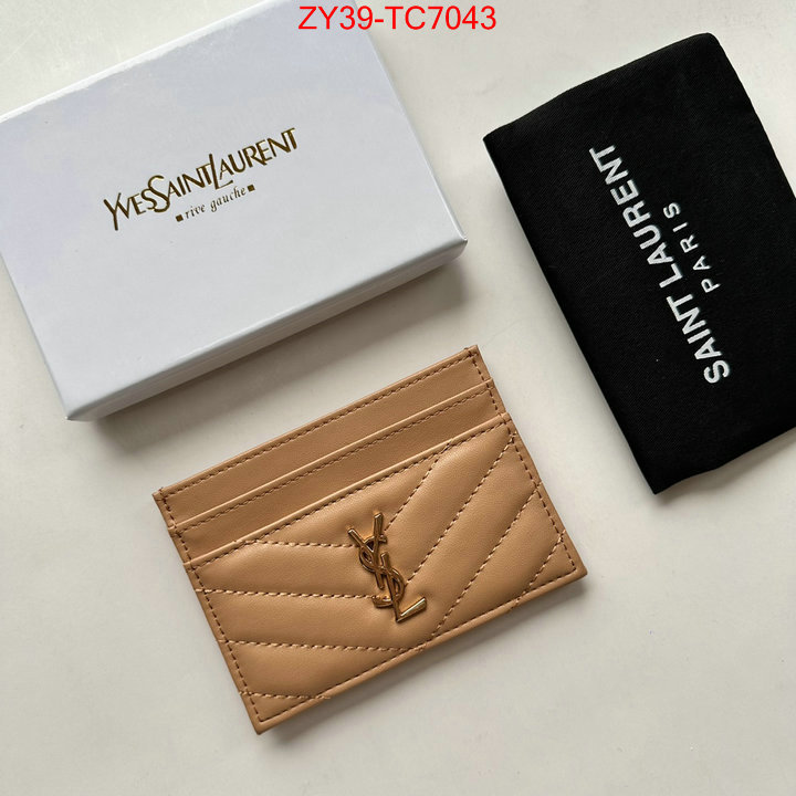 YSL Bags(4A)-Wallet- best replica 1:1 ID: TC7043 $: 39USD,