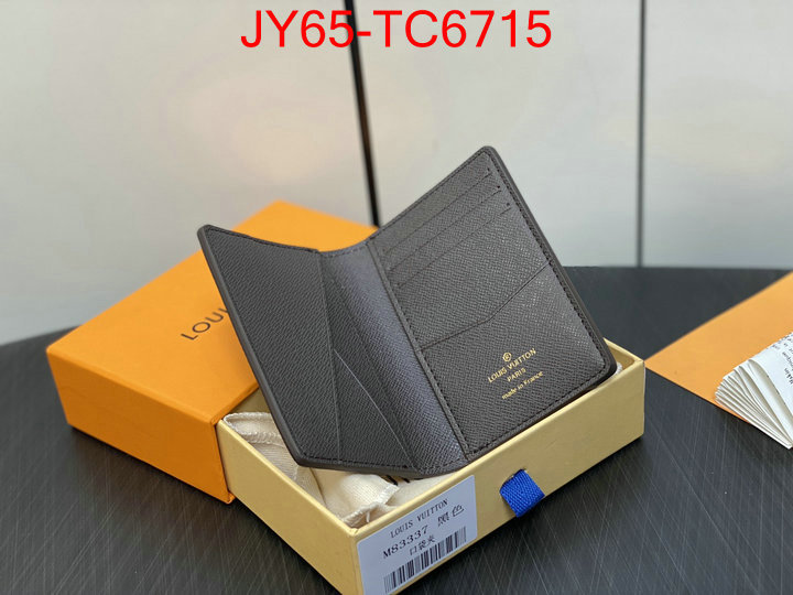 LV Bags(TOP)-Wallet only sell high-quality ID: TC6715 $: 65USD,