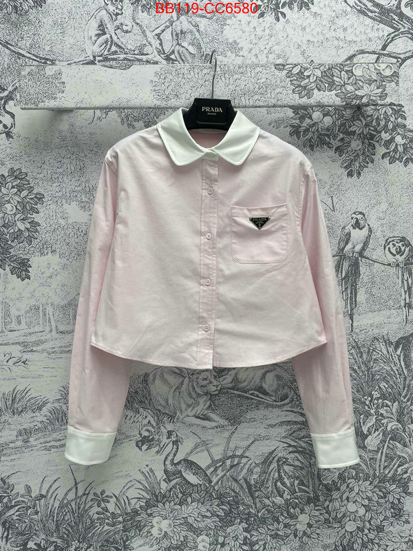 Clothing-Prada top grade ID: CC6580 $: 119USD