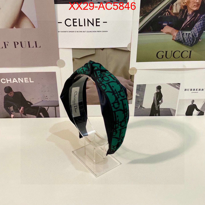 Hair band-Dior mirror copy luxury ID: AC5846 $: 29USD