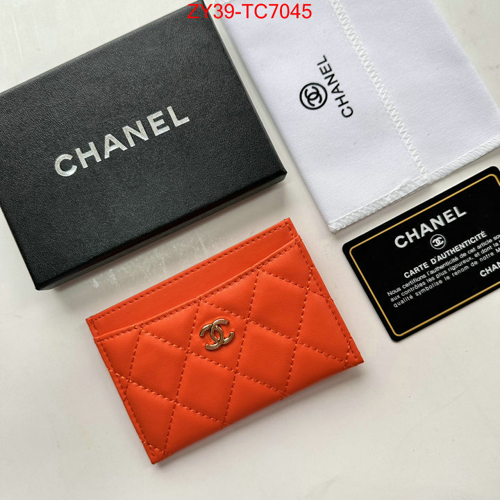 Chanel Bags(4A)-Wallet- top quality replica ID: TC7045 $: 39USD,