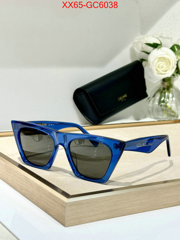 Glasses-CELINE top 1:1 replica ID: GC6038 $: 65USD