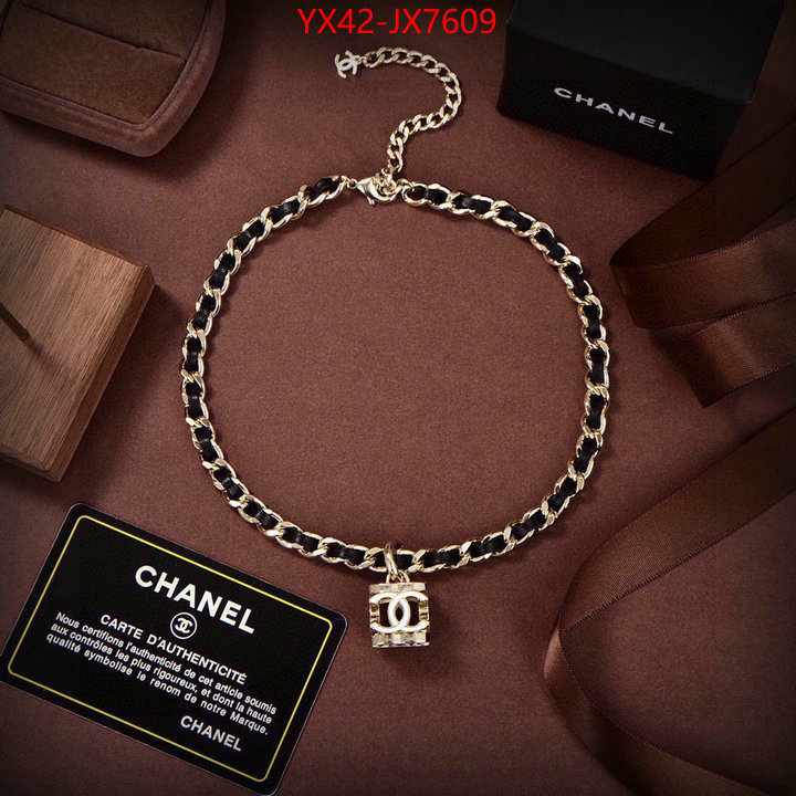 Jewelry-Chanel best quality replica ID: JX7609 $: 42USD