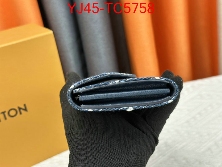 LV Bags(4A)-Wallet mirror quality ID: TC5758 $: 45USD,