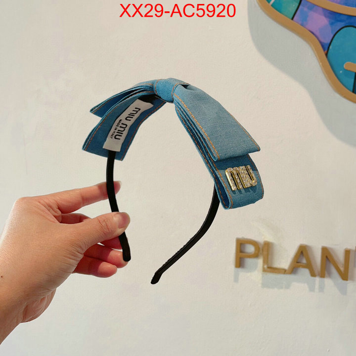 Hair band-MIU MIU where can i find ID: AC5920 $: 29USD