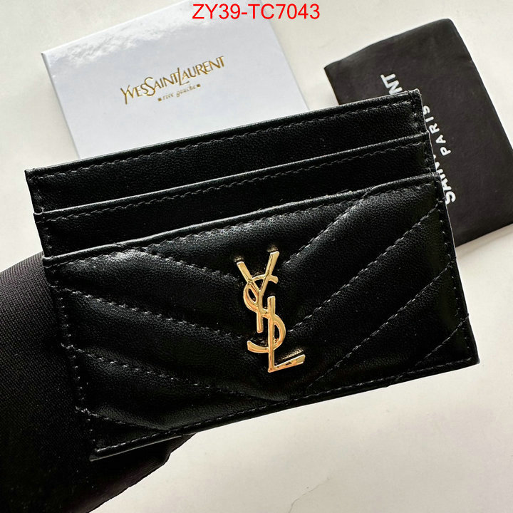 YSL Bags(4A)-Wallet- best replica 1:1 ID: TC7043 $: 39USD,