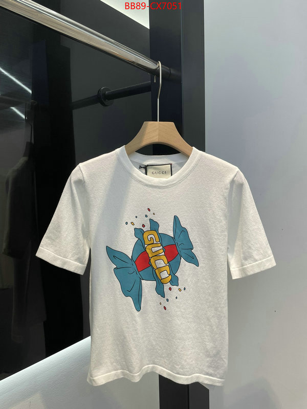 Clothing-Gucci buy best quality replica ID: CX7051 $: 89USD