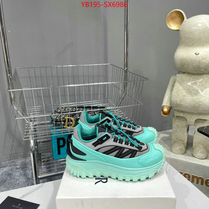 Men Shoes-Moncler buy luxury 2024 ID: SX6986 $: 195USD