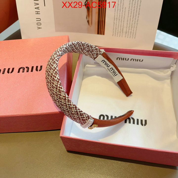 Hair band-MIU MIU can you buy replica ID: AC5917 $: 29USD