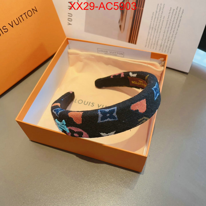 Hair band-LV 7 star quality designer replica ID: AC5903 $: 29USD