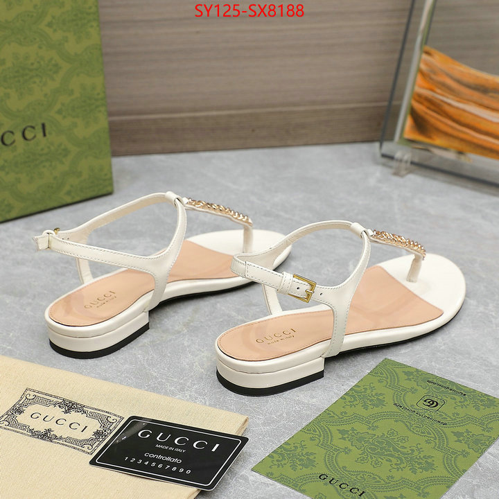 Women Shoes-Gucci outlet 1:1 replica ID: SX8188 $: 125USD