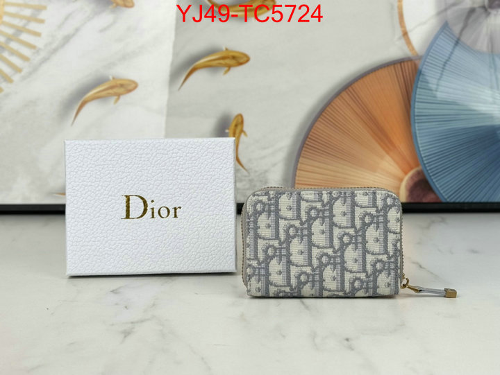 Dior Bags(4A)-Wallet- luxury 7 star replica ID: TC5724 $: 49USD,