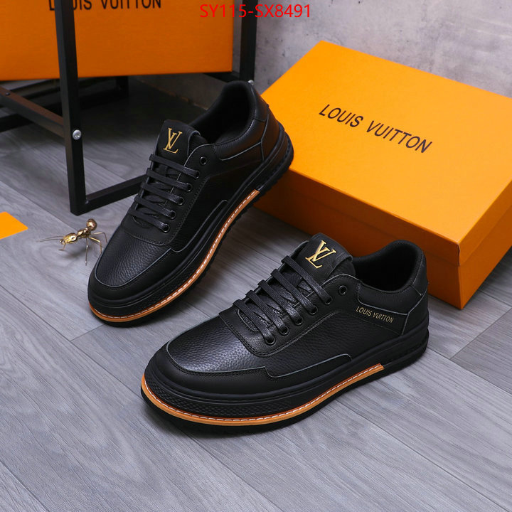 Men Shoes-LV what's the best to buy replica ID: SX8491 $: 115USD