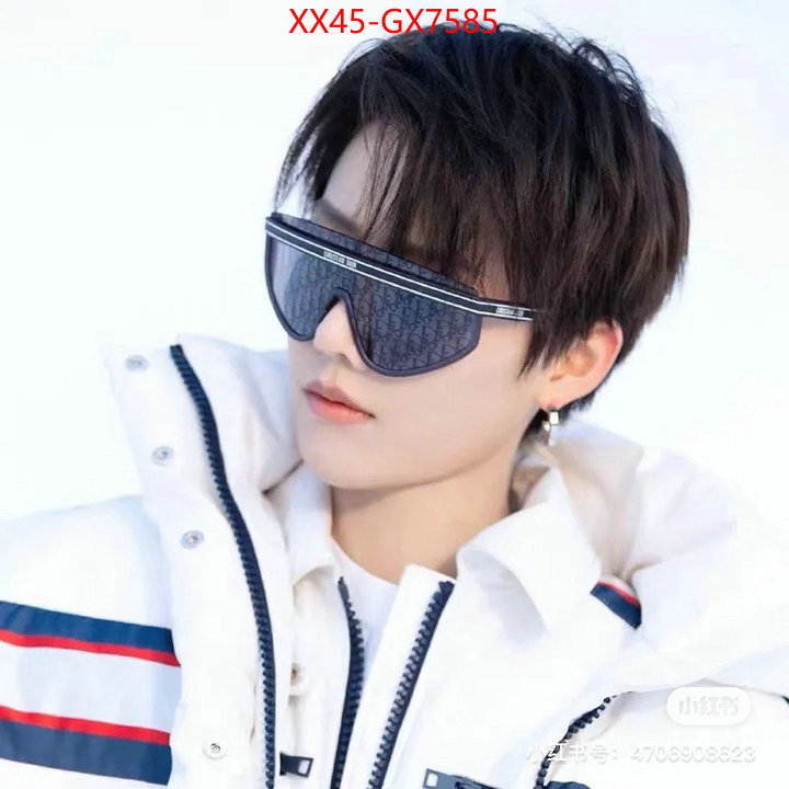 Glasses-Dior fake high quality ID: GX7585 $: 45USD