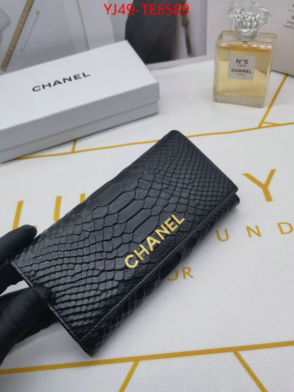 Chanel Bags(4A)-Wallet- high quality happy copy ID: TE6589 $: 49USD,