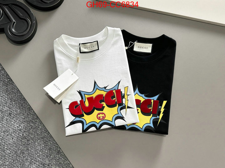 Clothing-Gucci high quality 1:1 replica ID: CC6834 $: 69USD