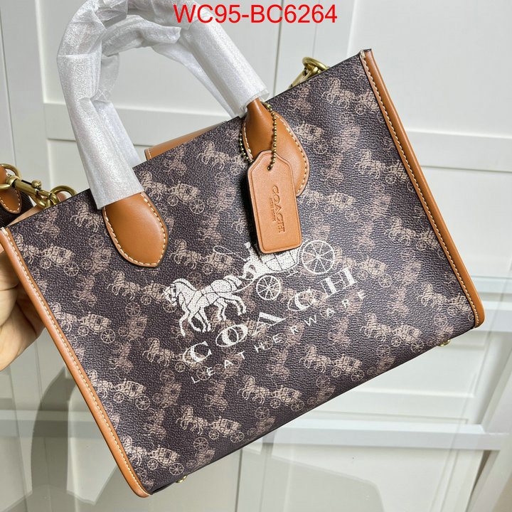 Coach Bags(4A)-Handbag- at cheap price ID: BC6264 $: 95USD,