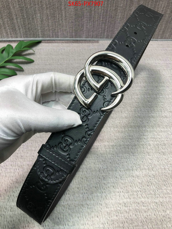 Belts-Gucci highest quality replica ID: PX7907 $: 65USD