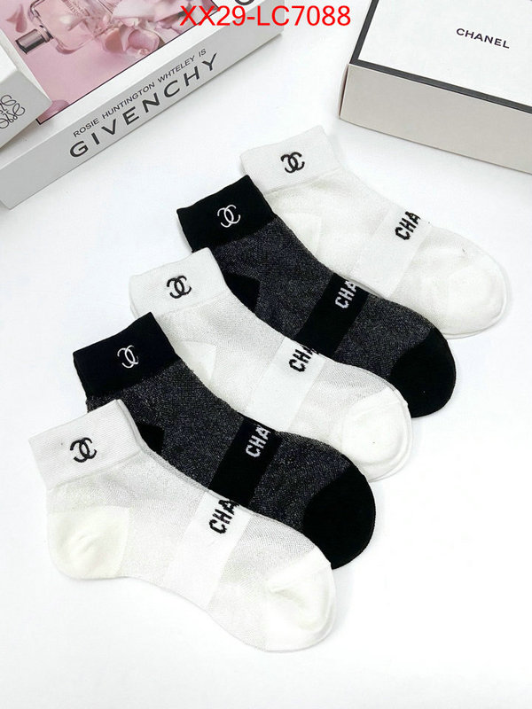 Sock-Chanel how to buy replcia ID: LC7088 $: 29USD