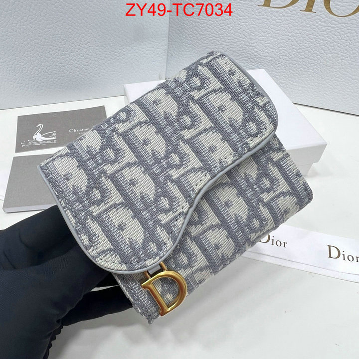 Dior Bags(4A)-Wallet- for sale online ID: TC7034 $: 49USD,