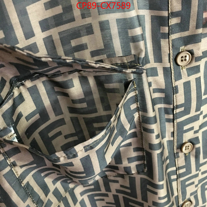 Clothing-Fendi designer replica ID: CX7589 $: 89USD