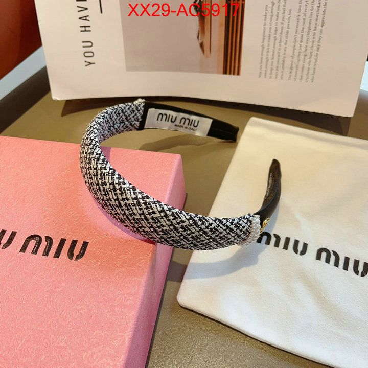 Hair band-MIU MIU can you buy replica ID: AC5917 $: 29USD