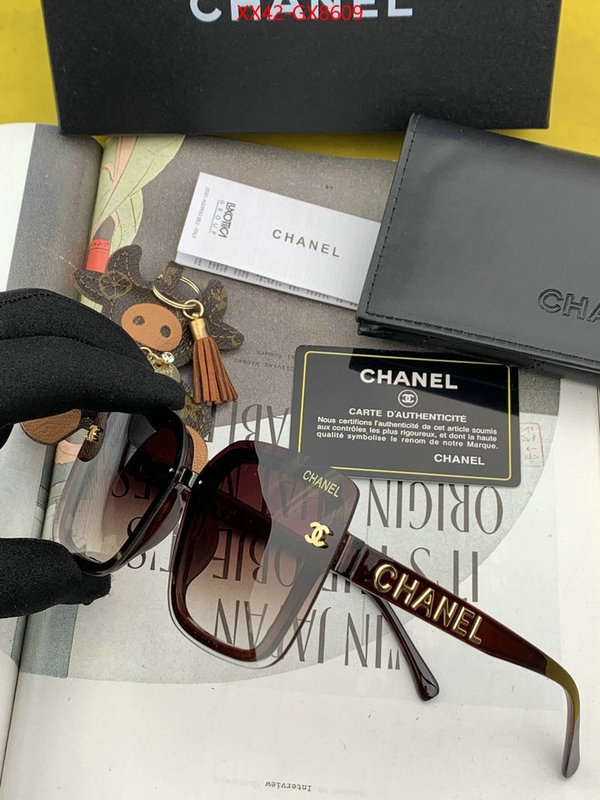 Glasses-Chanel same as original ID: GX8609 $: 42USD