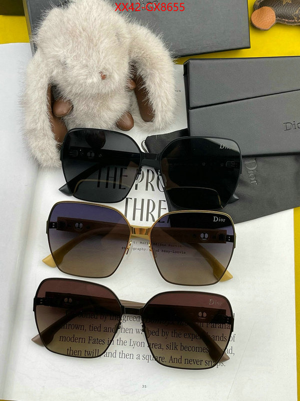 Glasses-Dior from china 2024 ID: GX8655 $: 42USD