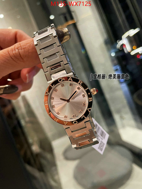 Watch(4A)-Bulgari top grade ID: WX7125 $: 135USD