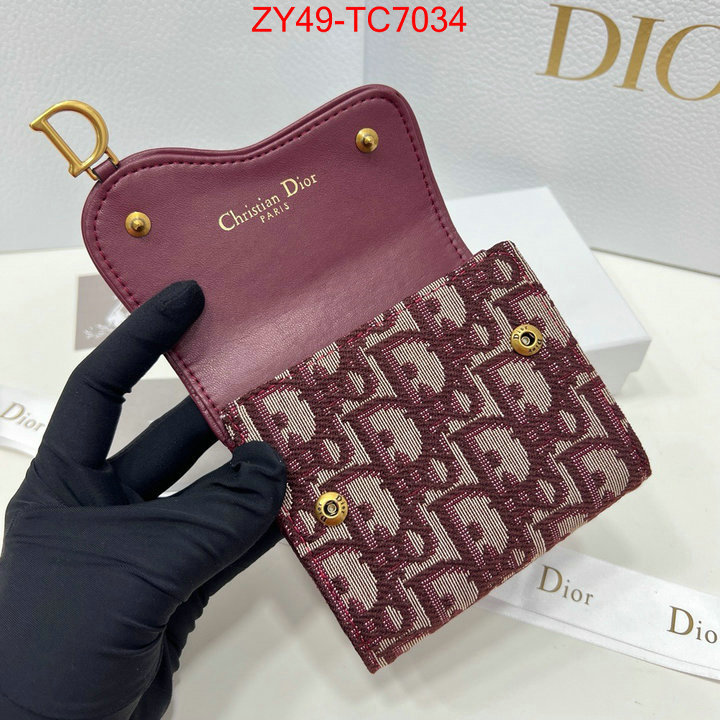 Dior Bags(4A)-Wallet- for sale online ID: TC7034 $: 49USD,