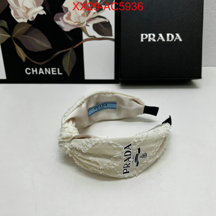 Hair band-Prada high quality ID: AC5936 $: 29USD