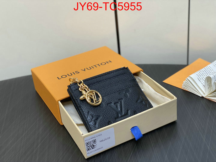 LV Bags(TOP)-Wallet luxury fashion replica designers ID: TC5955 $: 69USD,